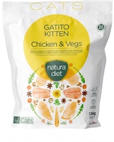 Pienso Gatos Kitten Natura Diet Chicken & Vegs 1,5 Kg