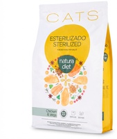 Pienso Gatos Natura Diet Cats Sterilized Chicken & Vegs 8 Kg