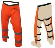 Zahon Anticorte Motosierra Amarillo Reflectante Clase 2 Talla S