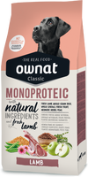 Pienso Perros Ownat Classic Monoproteico Cordero 12 Kg
