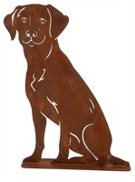 Figura Jardin Perro Efecto Oxido