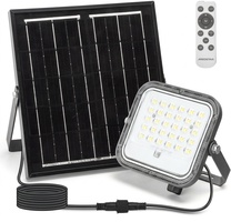 Foco Led Solar 50w con Panel Solar