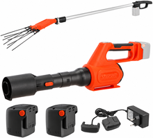 Pack vareador Stocker Magma E-51 telesc�pico 235-315 cm + soplador 630 + 2 bater�as 4 Ah + cargador