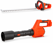 Pack jard�n Stocker Power 21 V: cortasetos 632 + soplador 630, sin bater�as ni cargador