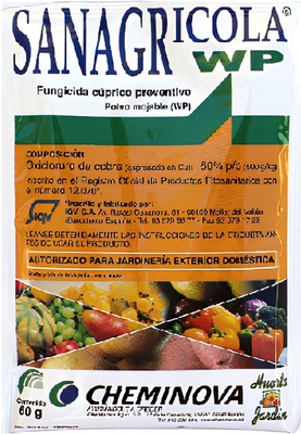 Fungicida Cobre Sanagricola Wp60gr