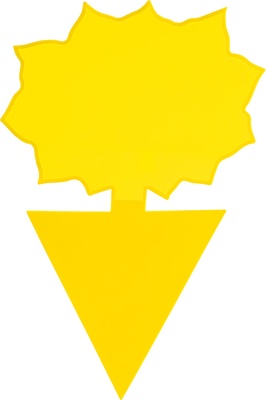 Trampa Adesiva Insectos Amarillo Dekor