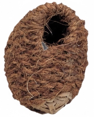 Nido Exoticos Mediano Coco 11.5x9 cm Nido Exoticos Mediano Coco 11.5x9 cm