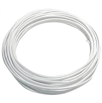 Alambre Plastificado Blanco 20 Metros
