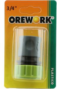 Orework Acc Plas Racor Conex Rapida Stop 3/4