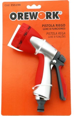 Pistola Riego Orework Luxe 8 Funciones