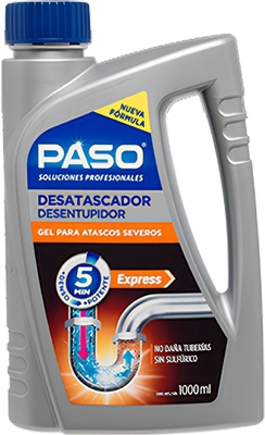 Desatascador Gel Paso Express 1 Litro Desatascador Gel Paso Express 1 Litro