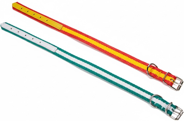 Collar Bandera 45 x 2 cm. Cinta Nylon/ Serraje Collar Bandera 45 x 2 cm. Cinta Nylon/ Serraje