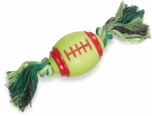 Mordedor Algodon 28cm+pelota Caucho 8cm Mordedor Algodon 28cm+pelota Caucho 8cm