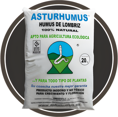 Humus de Lombriz Asturhumus 20 Kg