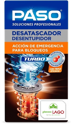 Paso Desatascador Turbo Monodosis 70gr