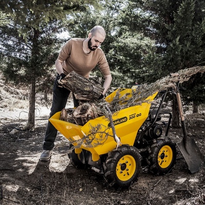 Carretilla Motor Gasolina Garland 4x4 Barrow 300qg-v20