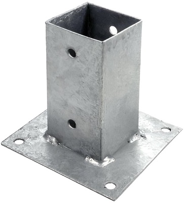Anclaje Poste Cuadrado Madera 9x9cm