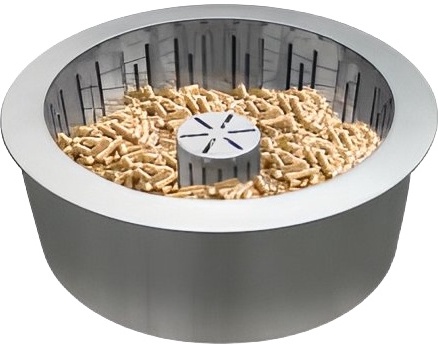 Quemador Pellet acero Inox Doble Capa C/cesta Recoge Cenizas Pb30 Quemador Pellet acero Inox Doble Capa C/cesta Recoge Cenizas Pb30