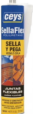 Masilla Poliuretano Sellaflex Negro Cartucho 310 ml