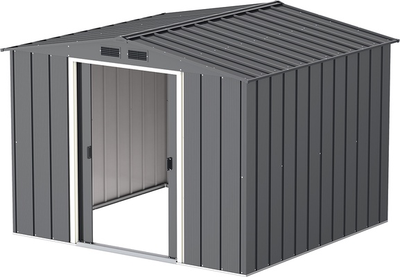 Caseta Metalica Jardin Duramax Modelo ECO Shed 8x8