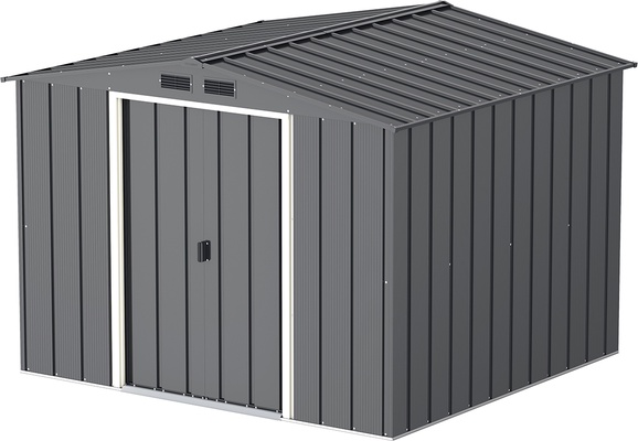 Caseta Metalica Jardin Duramax Modelo ECO Shed 8x8
