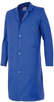 Bata Trabajo Caballero Tergal Azulina Talla 60