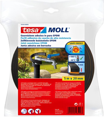 Tesamoll Aislante Tuberias Tesa 20mm 5 Metros