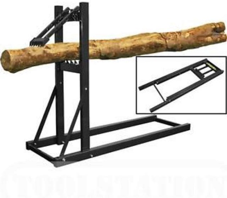 Caballetes de alta resistencia, caballete plegable para troncos de alta  resistencia para corte de leña, soporte de troncos para corte de  motosierra