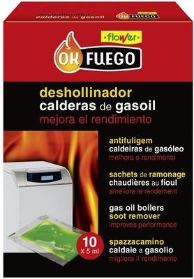 Ok Fuego Deshollinador Liquido Estufas Gasoil