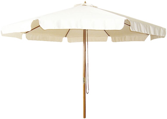 Parasol / Sombrilla de Aluminio Imitaci�n Madera con Toldo de 3 Metros