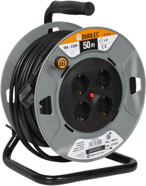 Enrollacable Profesional 50m Max 400w