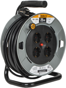 Enrollacable Profesional 25m Max 4000w