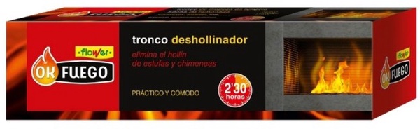 Ok Fuego Tronco Deshollinador de Estufas y Chimeneas 1,5 Kg Ok Fuego Tronco Deshollinador de Estufas y Chimeneas 1,5 Kg