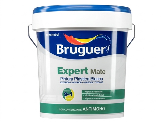 Pintura Plastica Mate Blanca Expert Bruguer 750ml