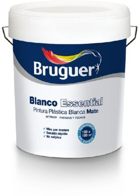 Trastornado A escala nacional Observar Pintura Plastica Essential Interior Blanco Bruguer 15 l