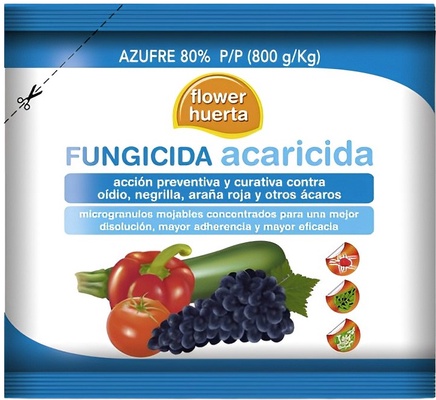 Fungicida Acaricida Azufre 80% 50gr