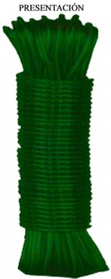 Cable acero / 3,5 mm Revestido Pvc 25 metros Verde Cable acero / 3,5 mm Revestido Pvc 25 metros Verde