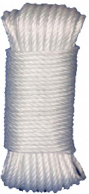 Cuerda Polietileno / Cord�n Revestido Pvc 5mm 25 metros Blanco