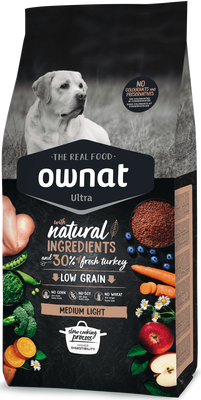 Pienso Perros Ownat Ultra Medium Light 3 kg