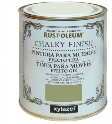 Pintura Xylazel Muebles Tiza Verde Salvia 750 ml