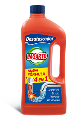 Desatascador 4 en 1 Lagarto 1 litro