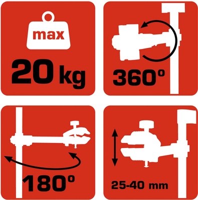 Soporte Pared Trabajo para Bicicleta Ratio