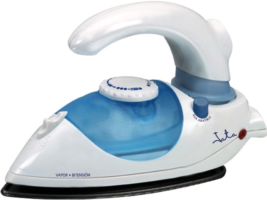 Plancha Vapor de Viaje. Inox. Mgo. Abat.