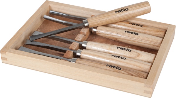 Gubia Carpintero Juego 6 Piezas Ratio