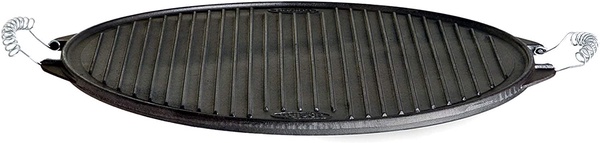 Plancha Hierro Fundido Garcima Redonda Esmaltada 42 cm