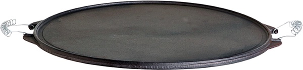 Plancha Hierro Fundido Garcima Redonda Esmaltada 25 cm