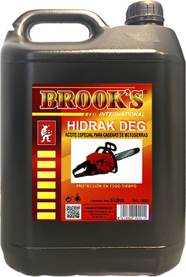 Pack Ahorro Aceite Cadena Brooks Motosierra 5 Litros 4 Unidades