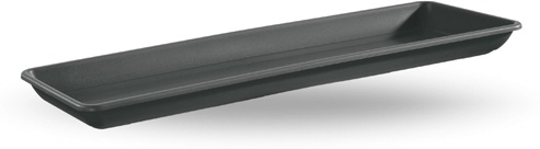 Plato Jardinera Naxos Antracita 30 cm. Plato Jardinera Naxos Antracita 30 cm.