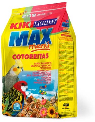 KIKI Max Menu Cotorritas Agapornis 1 Kg