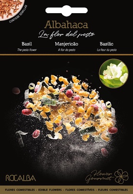 Semilla Flor Comestible Albahaca